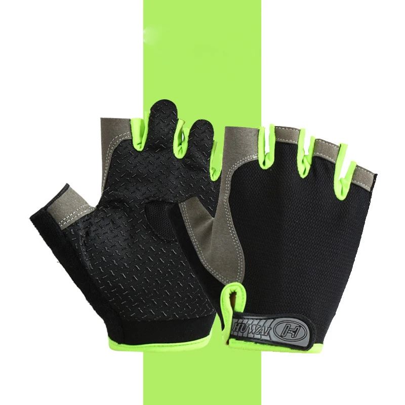 Half Finger Gloves Anti-Slip Anti-sweat Gym Fitness Fishing Cycling Gloves Outdoor Summer UV Protection Gloves Cycling Equipment 2