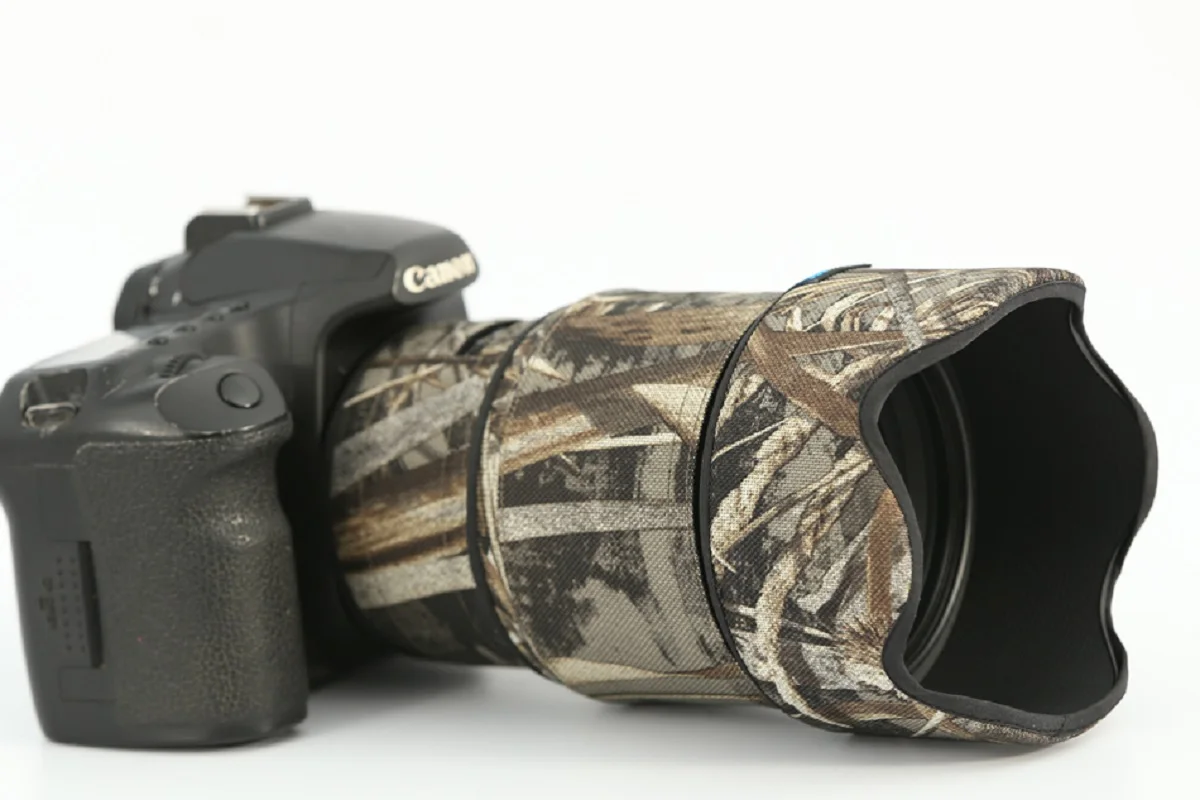 For Sigma 85Mm F/1.4 Dg Art Camouflage Rain Cover Lens Sleeve Guns Case Photography Accessories Clothing Lens Cover