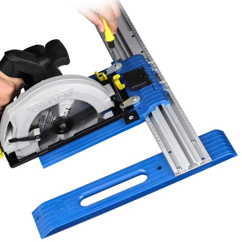 Woodworking Tools Woodworking Table Saw Precision Circular Saw Guide Edge Guide Power Saw Rip Fence Sliding Fixed Rail For Circular Wood Cutting Machine Bracket