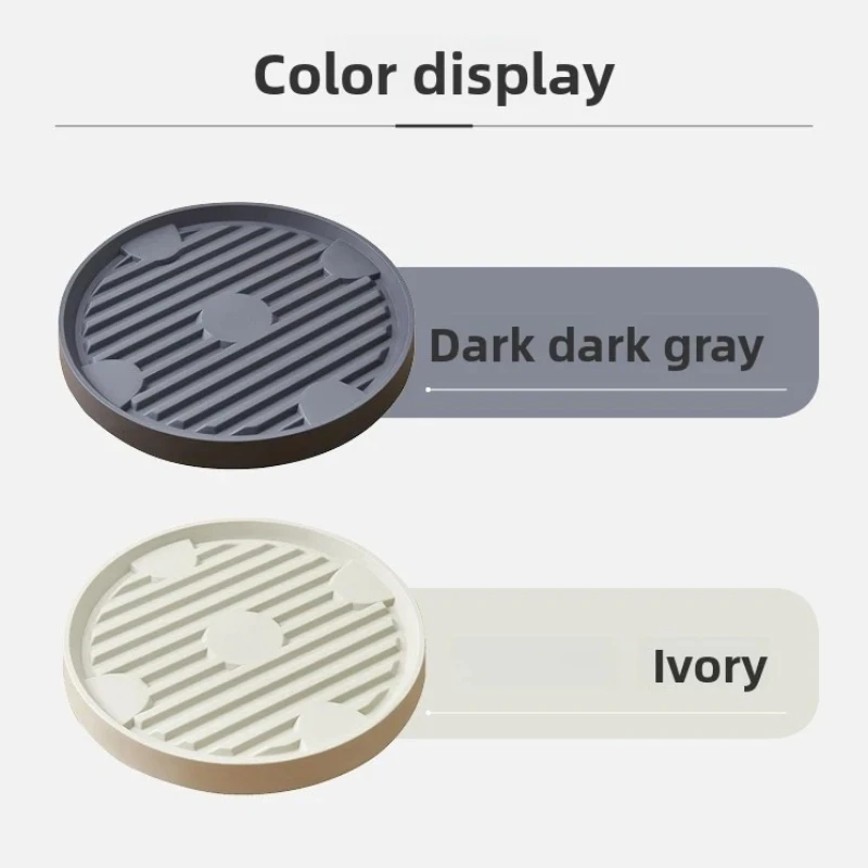 ABS Thicken Flowerpot Tray Bottom Pad Plastic Stable Universal Mobile Tray Universal Wheel Bottom Support Flowerpot Base Garden