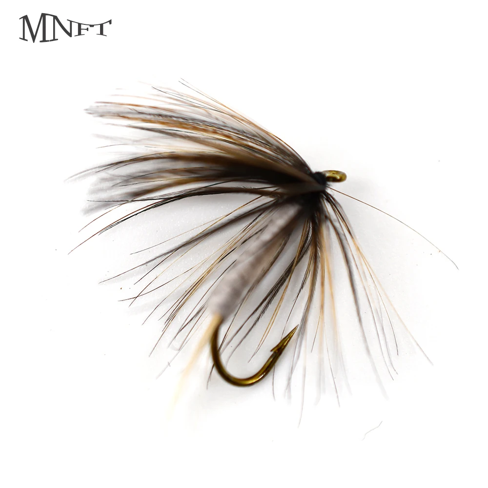 MNFT 10PCS 10# Mosquito Dry Flies Trout Fly Fishing Flies Artificial Lure  Bait