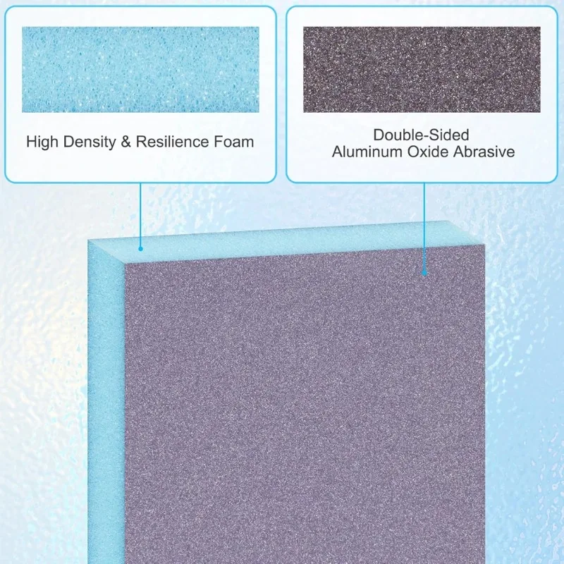 3 Pieces of Sand Grinding Sponge Soft Foam Sand Pad, Reusable Dry and Wet Sand Grinding Blocks, Suitable for Metal Furniture
