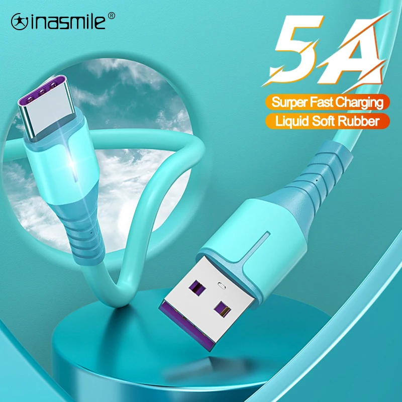 5A Mobile Phone fast Charging cable wire for xiaomi huawei USB Type C cable Micro USB Charger cable For samsung USB C data cord android phone charger