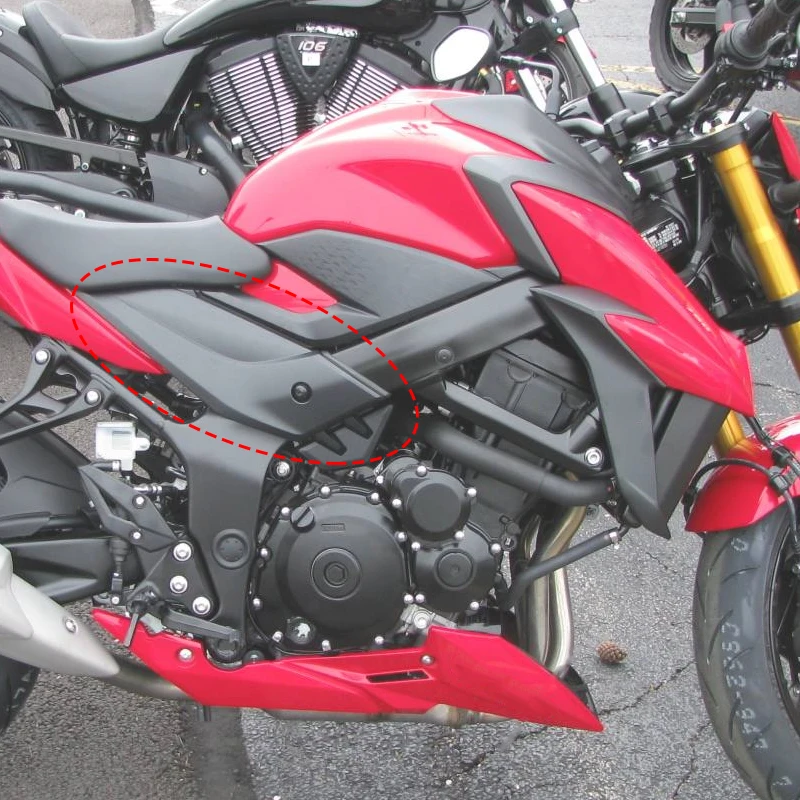 GSXS750 Motorcycle Seat Frame Side Cover Left Right Seat