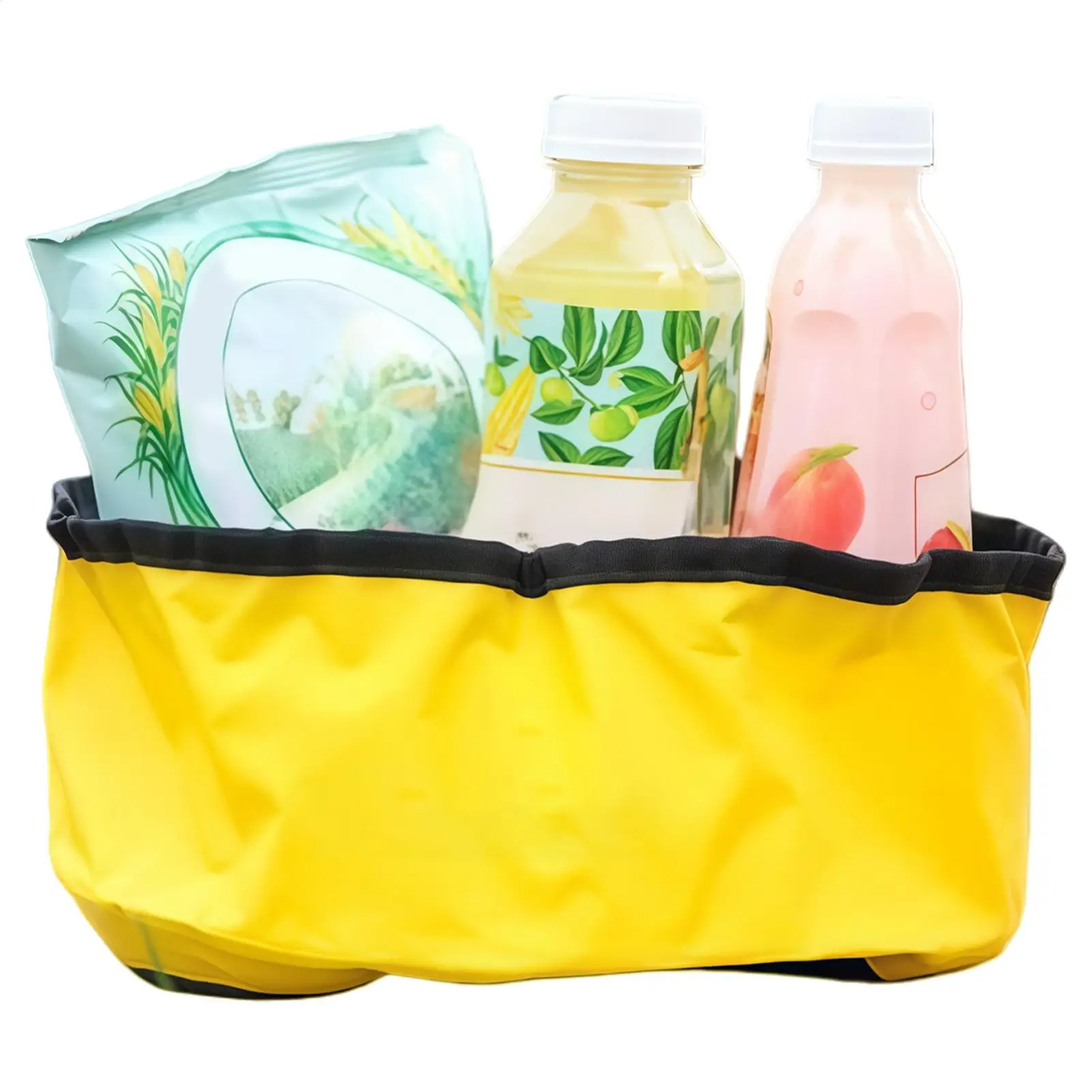 5L 물통 가볍고 두꺼운 PVC 손잡이 달린 접이식 원형 물통 낚시용 싱크대 여행용 세면대 보관함