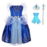 Costume de princesse pour enfants, robe fantaisie à fleurs, pour noël, anniversaire, carnaval, déguisement raiponce Belle, nouvelle collection 2024 6