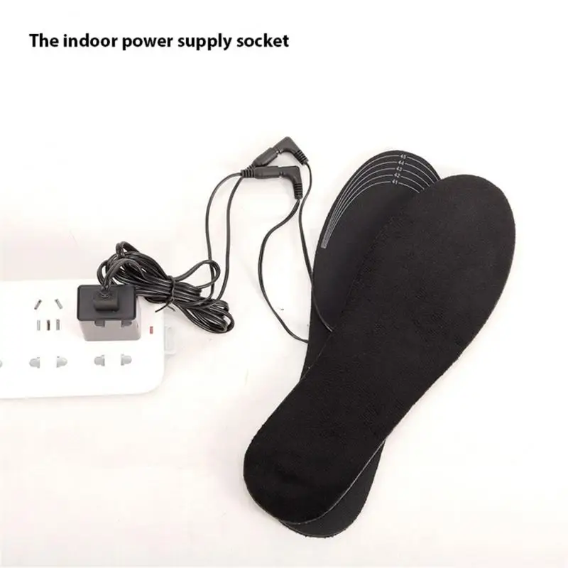 USB 온열 신발 깔창 전기 발 보온 패드, 발 보온 양말 패드 매트, 겨울 야외 스포츠 난방 깔창 패드, 직송