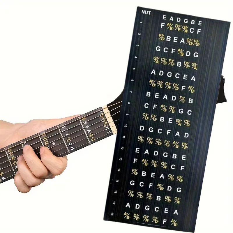 Guitar Fretboard Stickers Scale Note Sticker Miwayer For Beginner Learning Decal Classic Acoustic Electric Guitar Accessories