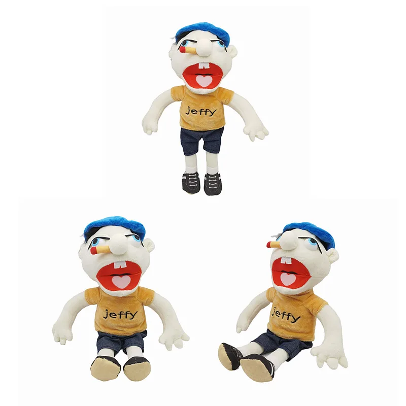 

38cm Cartoon Jeffy Plush Toy Soft Stuffed Peluches Jeffy Dolls For Christmas Birthday Kids Gift