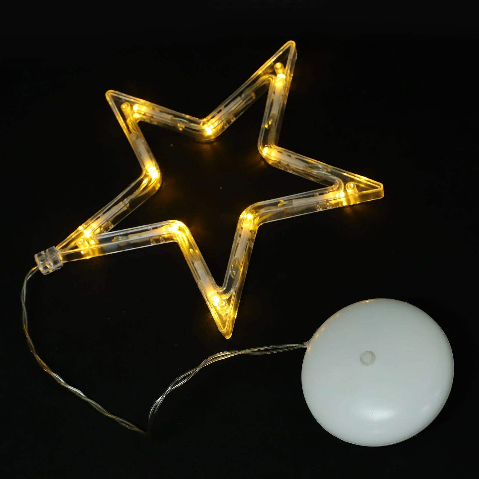 10LEDChristmasWindowStarLightsLightStarChristmasHangingWindow