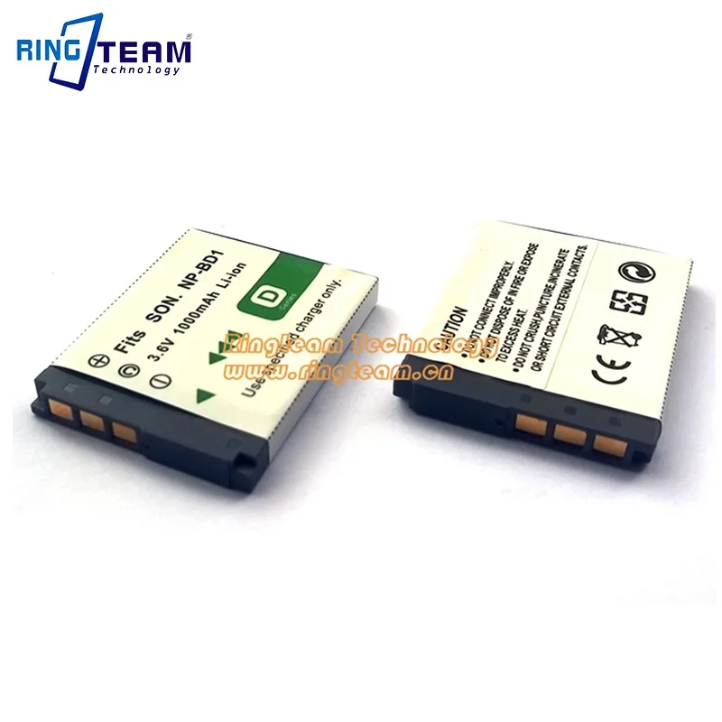 10 Pz Npbd1 Ricaricabile Np Bd1 Np-Bd1 Batteria Per Sony Cybershot Dsc G3 T2 T70 T75 T77 T200 T300 T500 T700 T90 T900 Tx1
