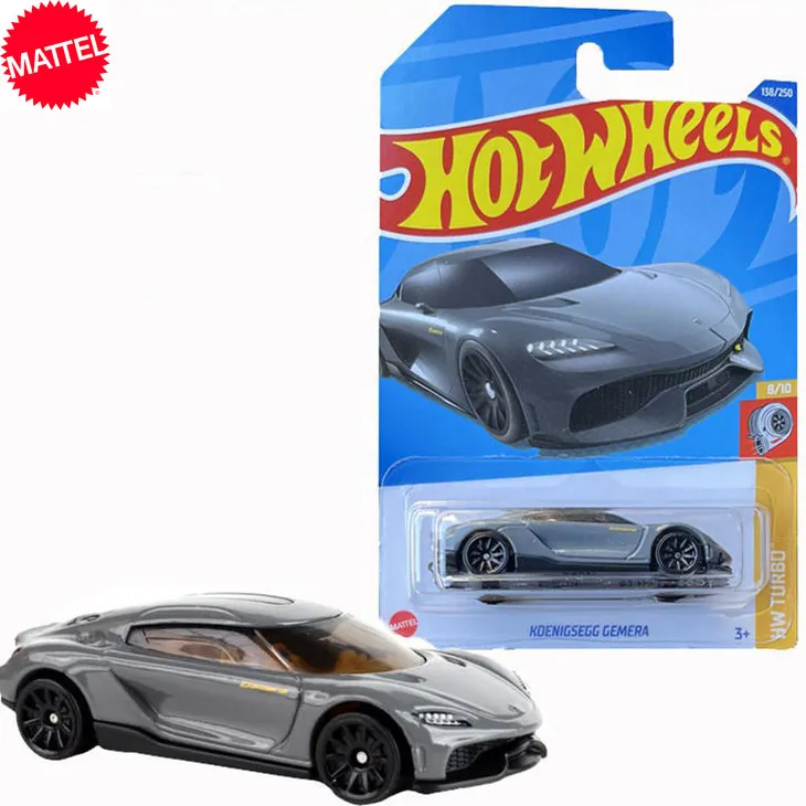 Коллекция моделей Mattel Hot Wheels 22G 23L KOENIGSEGG GEMERA 138 коллекция литых под давлением 1:64 металлическая игрушка подарок для мальчика