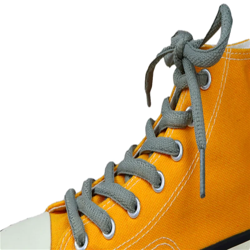 Weiou String 8.5MM Solid Colours 16 Newspaper Bundling Safety Shoelaces For Sneaker Canvas Boots Labor Shoe Oval Shape Top Rope