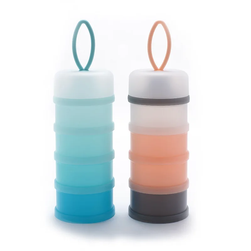 

Portable Baby Milk Powder Box Large-capacity Color Multi-layer Food Supplement Box Independent Layered Milk Powder Storage Box