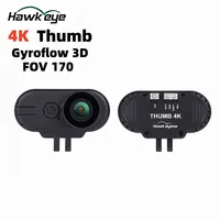 Hawkeye 4K Thumb FPV Camera Gyroflow FOV 170° 4K DC 5~23V 1080P For RC 2.5inch Traversing Droens Fixed-wing DIY Parts 1
