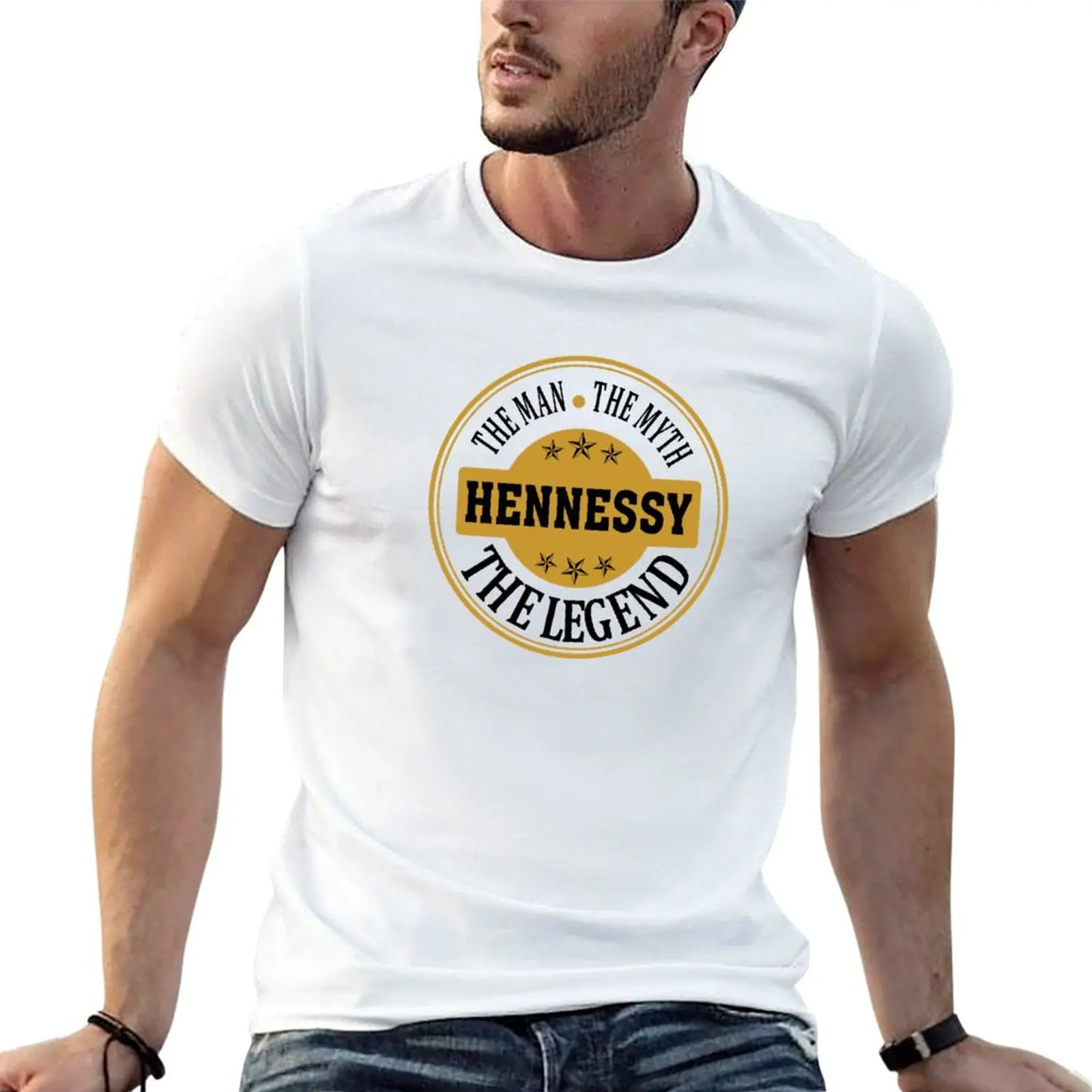 

The Man The Myth The Legend (Black Text) T-Shirt Blouse man clothes T-shirt short men workout shirt