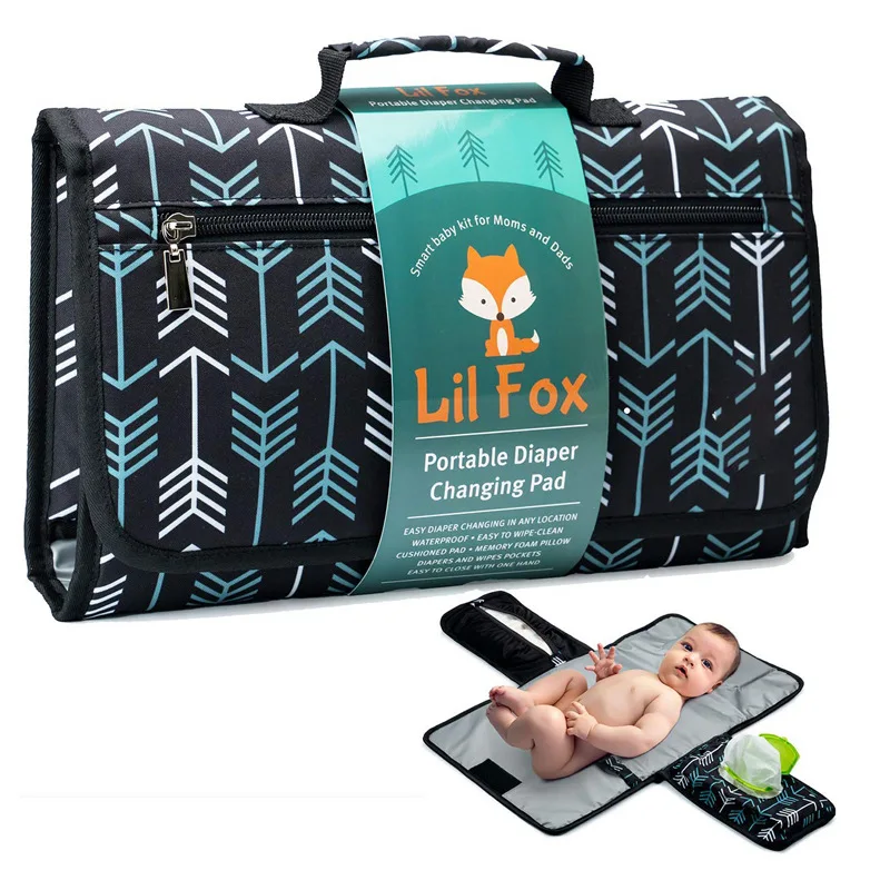 Baby outdoor foldable diaper changing pad Baby Travel portable diaper pad Newborn mother and baby bag