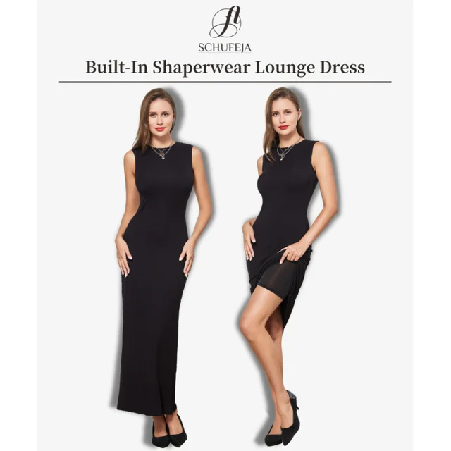 Vestido feminino sem mangas O Neck Bodycon, Construído em Shapewear,  Apertamento da barriga, Levantamento das nádegas, Maxi Club Regata, Vestido  Midi - AliExpress