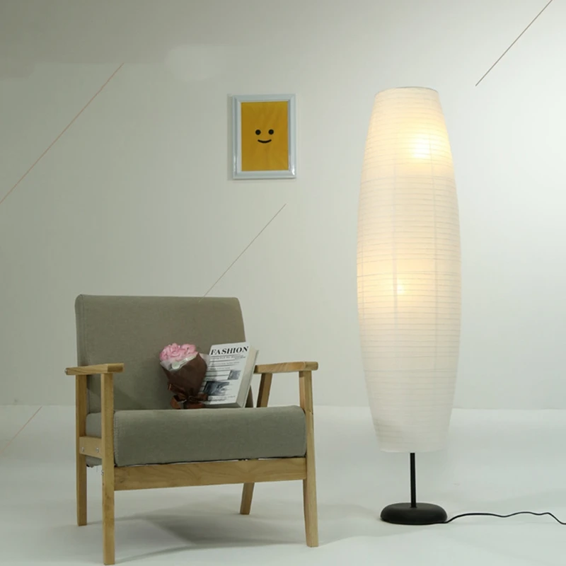 Stehlampenschirm Aus Reispapier 94cm - Moderner Lampenschirm Für Wohnzimmer
