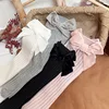1 Pairs Baby Girls Socks Velvet Bows Knee High Long Soft Cotton Todders Socks Children Princess Spring Autumn Tube Socks 5