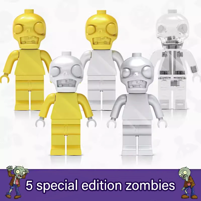 Plants Vs. Zombies Building Block Game 50 Styles building blocks toys