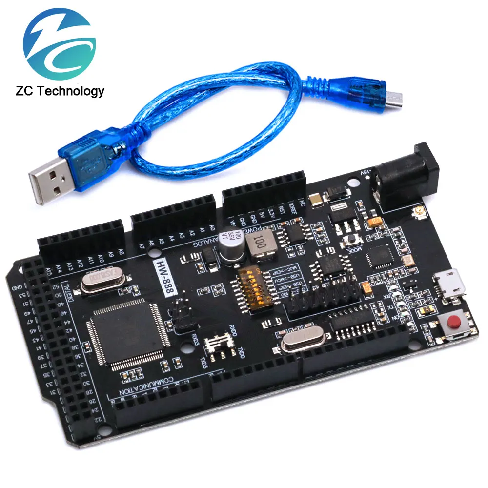 Mega2560 + Wifi R3 Atmega2560+esp8266 32mb Memory Usb-ttl Ch340g ...