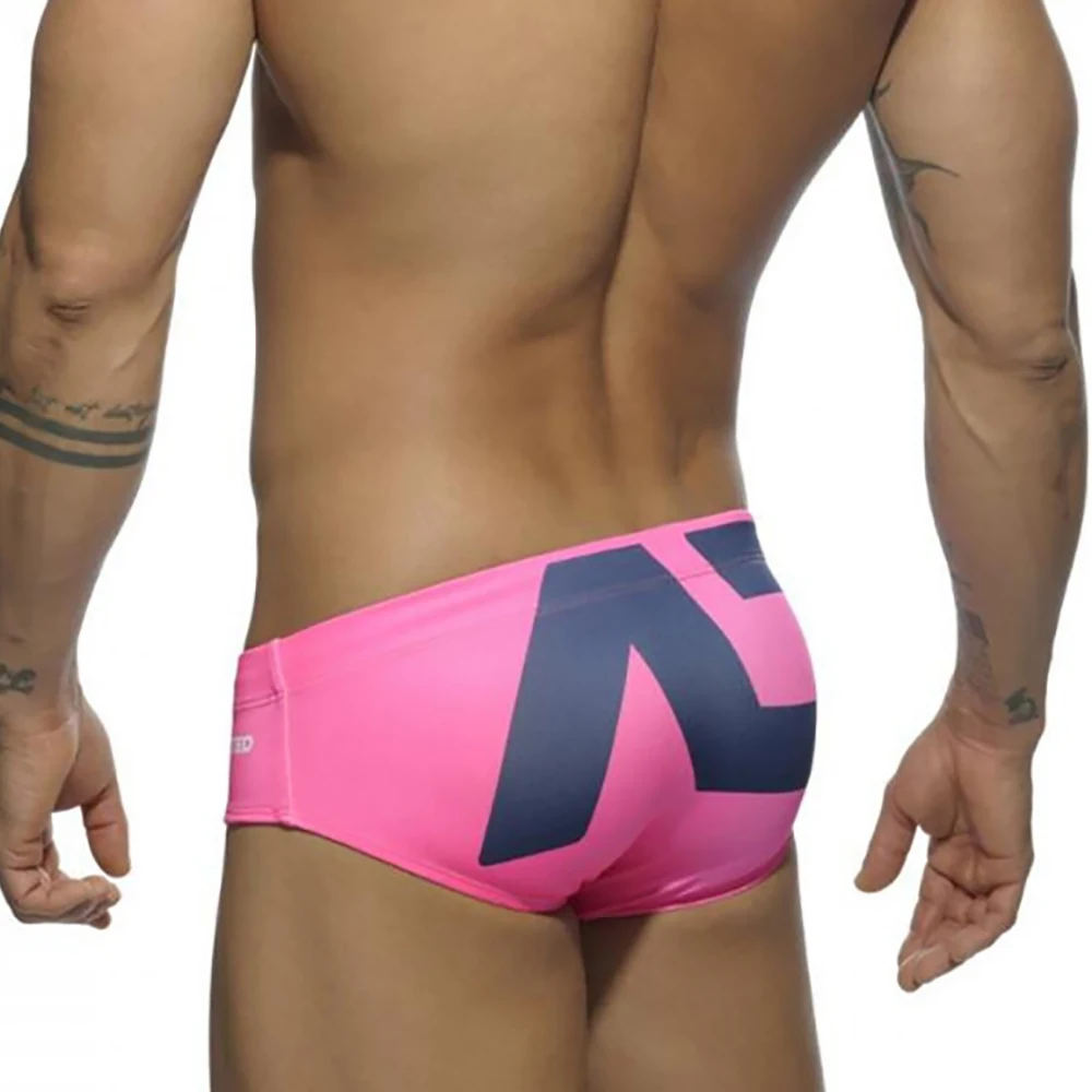 Brand Men's Beach Underwear Swimming Pants Stretch Sports Comfortable Antibacterial Breathable Printing Youth Briefs Underpants 4