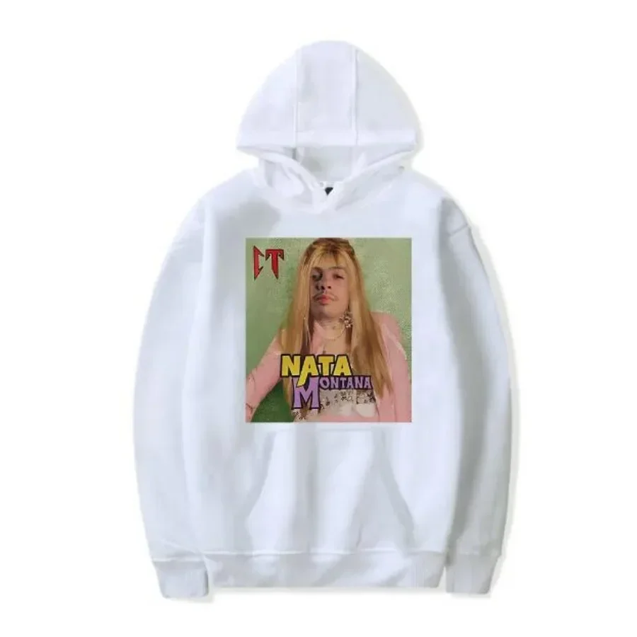 Rapper Natanael Cano Corridos Tumbados Concert Tour Hoodie Sweatshirt Women Men Long Sleeve Fashion Pullover Harajuku Tops