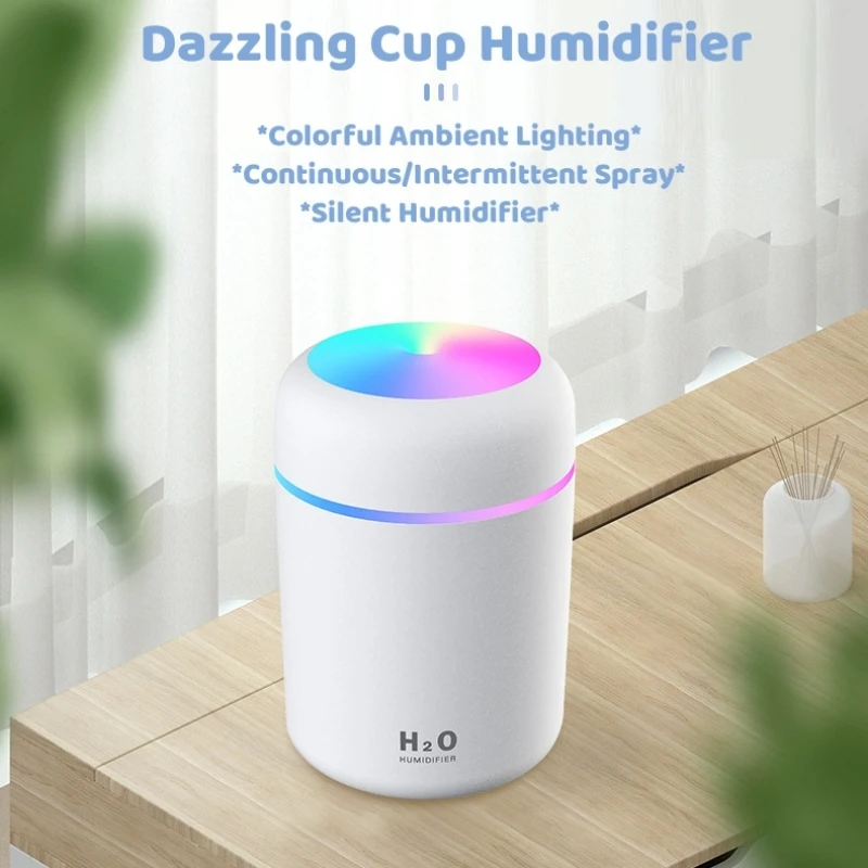 

Mini Ultrasonic Air Humidifier Soft Light USB Essential Oil Diffuser Home Air Freshener Car Purifier Car Aroma Diffuser