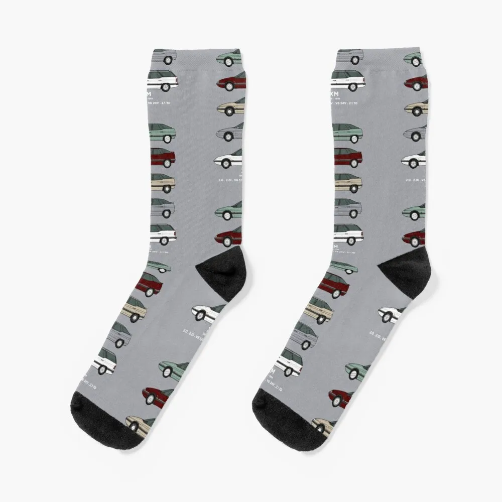 Citron XM S1 classic car collection Socks Fun Socks Compression Stockings