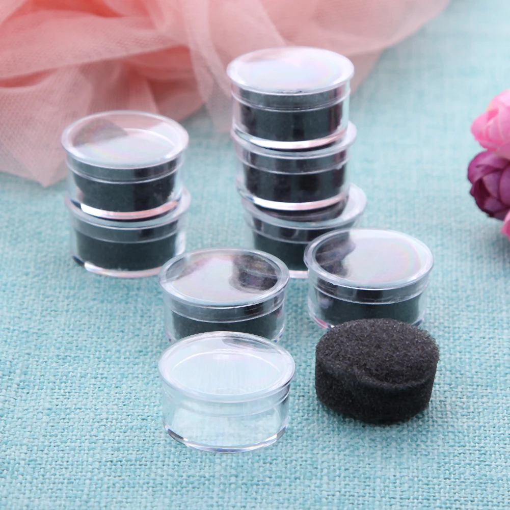 Plastic Manicure Storage Box with 50 Slots for Nail Jewelry