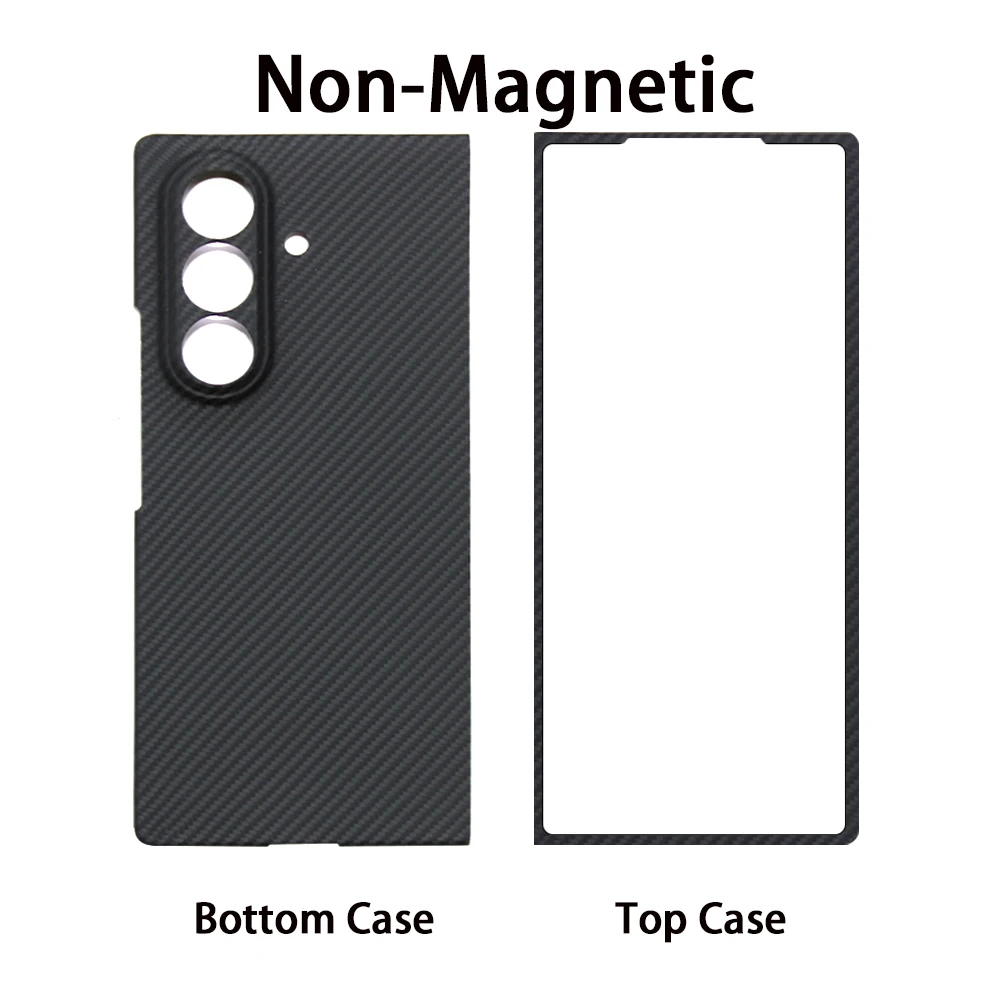 Sleek Carbon Fiber Magnetic Phone Case - Ultra-Thin Aramid Protection