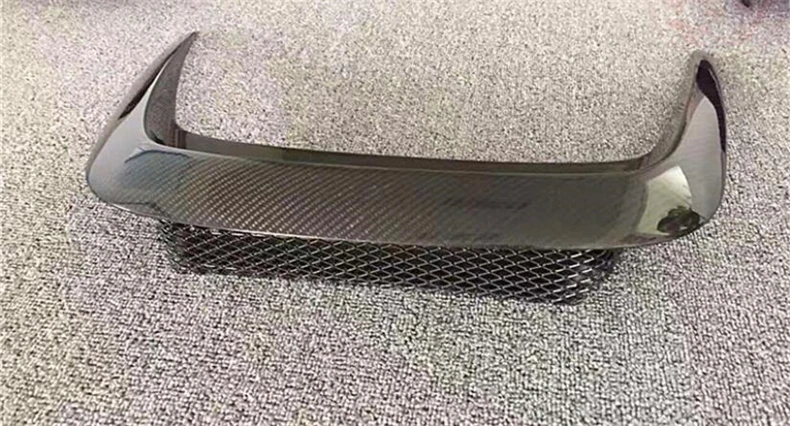 For Ferrari F12 2013-NO Real Carbon Fiber Front Engine Hood Bonnet Vent Decorate Tim Cover High Quality Car Accessories - - Racext 19