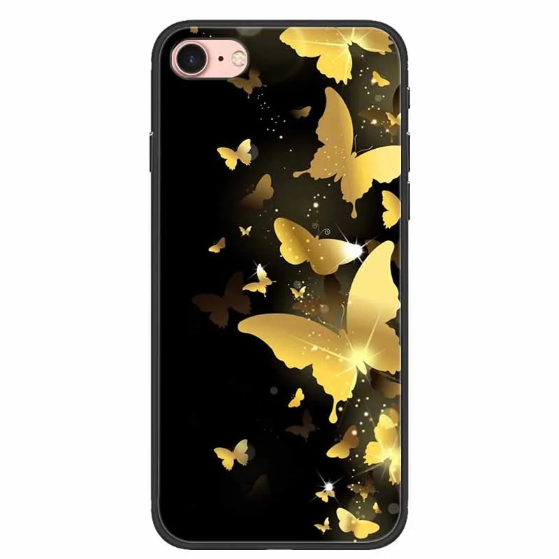 Sleek Black Silicone Soft Protective Case for iPhone - Cool and Durable Design