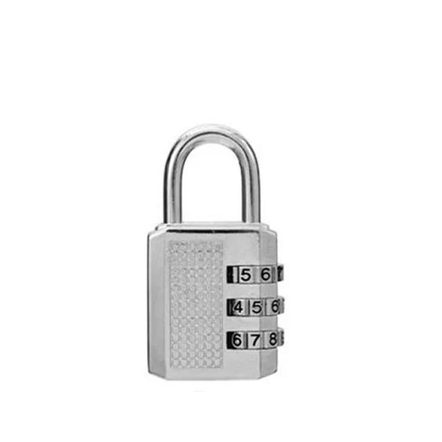3 Digit Dial Combination Code Number Lock Padlock for Luggage Backpack Suitcase Drawer 4