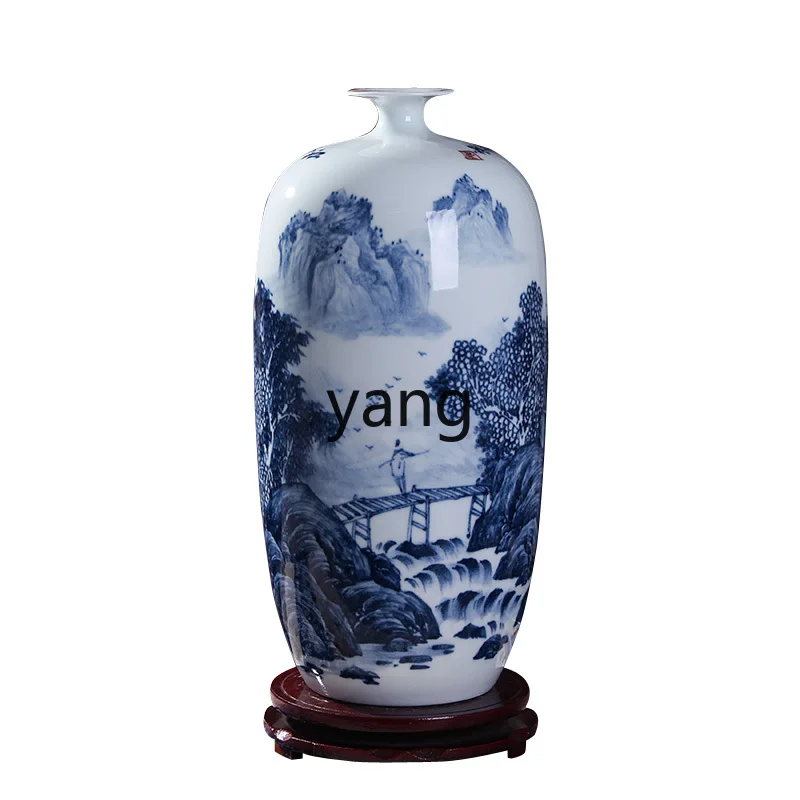 

L'm'm Small Vase Decoration Hallway Living Room TV Cabinet Decorations Chinese Flower Arrangement