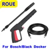 High Pressure Washer Gun High Pressure Hose Lance With Jet Turbo Sprayer Wand For Bosch Blue Black Decker Makita Gun for Foam 1