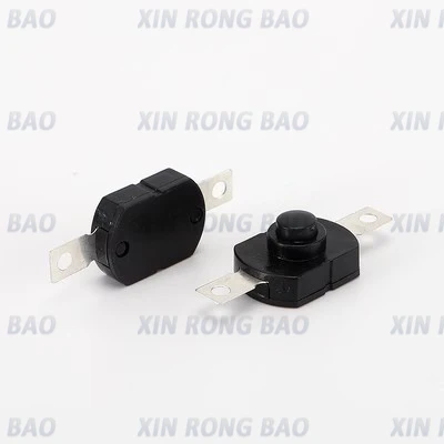 Push Button Switch 10PCS 18*12MM Flashlight Switch 1.5A 250VAC Self Locking Patch Type 2P-ON-OFF Small Switches KAN-28