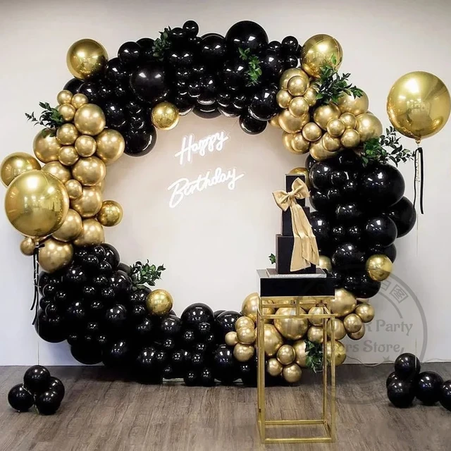 Ballon Bonne année Noir