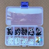 30pcs 3D DIY Glitter Plastic Safety Eyes For Crochet Toys Amigurumi Mixed Color Crafts Doll Eyeball 9/10/12/14/16mm 5