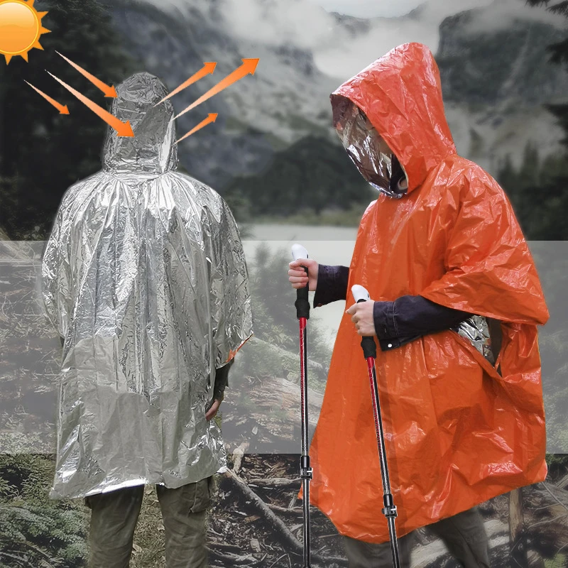 Emergency Blanket Rain Ponchos With Hood ciudaddelmaizslp.gob.mx