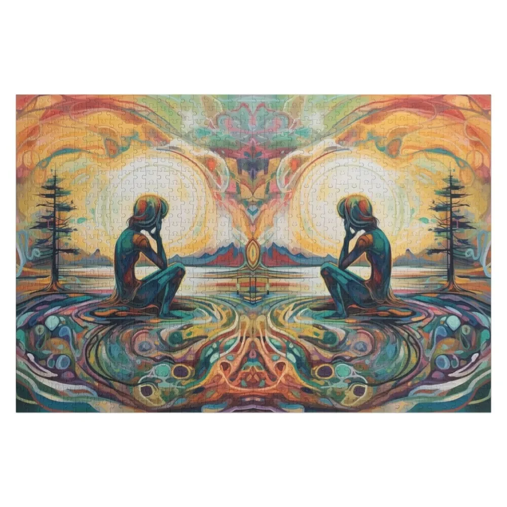 

Depression Painting Jigsaw Puzzle Wooden Jigsaws For Adults Children Puzzle