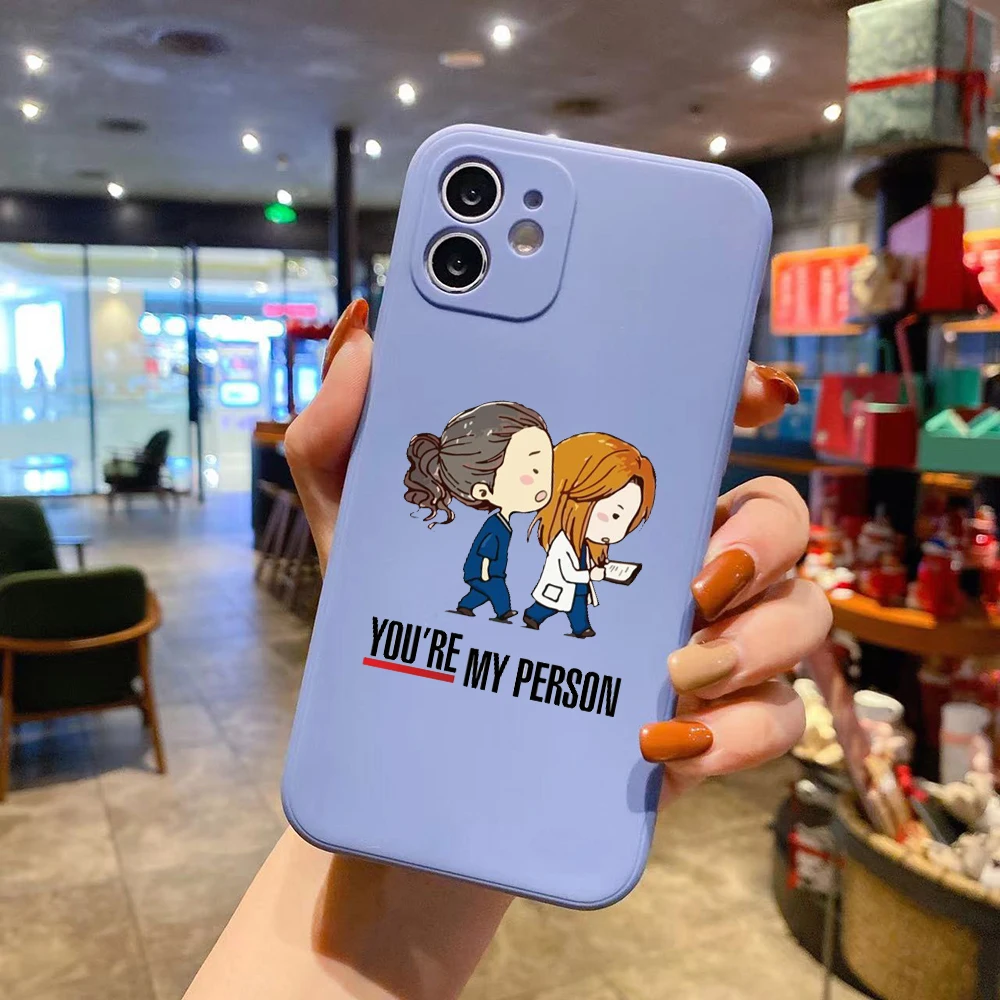 Grey's Anatomy Silicone Phone Case - Nurse & Doctor Design