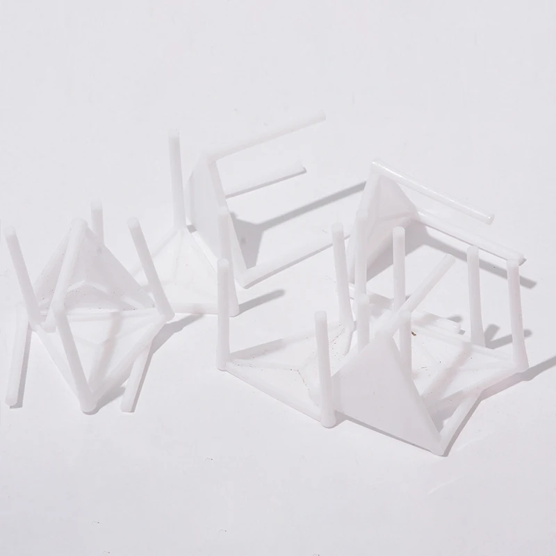 100Pcs Pizza Saver Stands Fixing Rack Disposable Plastic Pizza Holder Separating Stand Packing Tripod Pizza Saver Stands