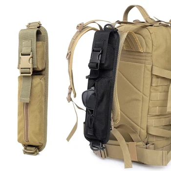 Borsa a tracolla per zaino da trekking, accessorio con tasche Molle EDC per attrezzi, piccola custodia compatta per sport all'aperto e caccia