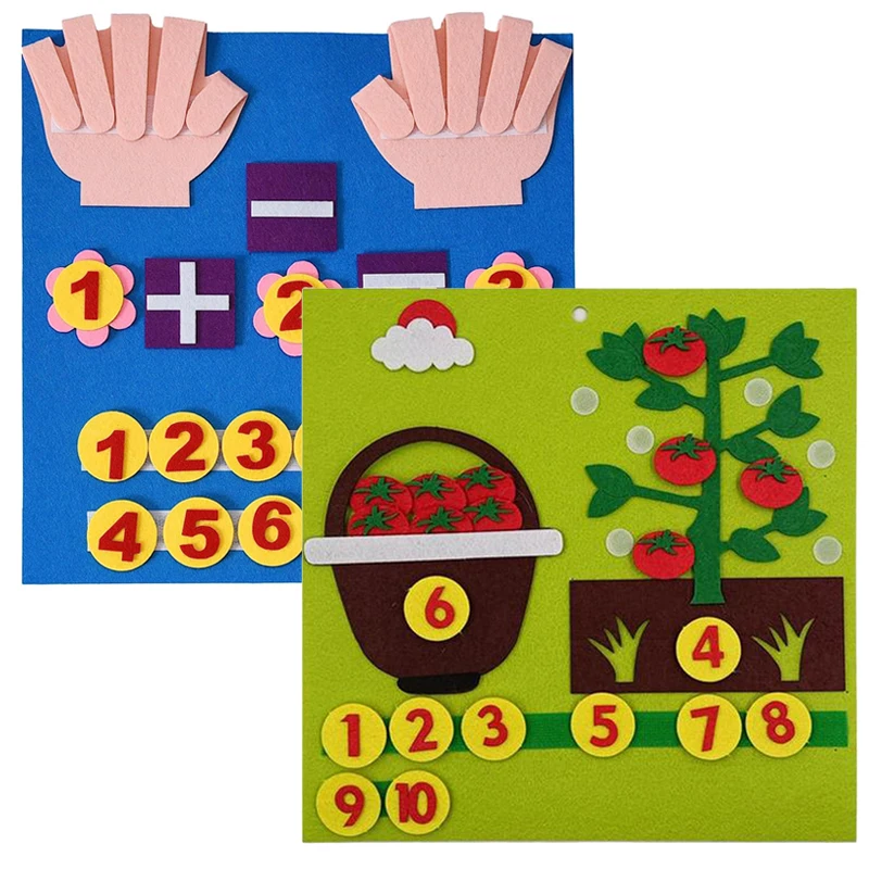 Felt Finger Math Busy Board 1