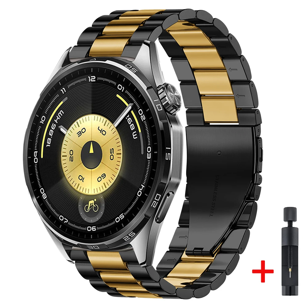 Elegant 22mm Metal Strap - Fashion Wristband