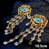 Exaggerate Eye Lips Nose Eye Stud Earring Brass Heavry Metal for Women Jewelry 2024 New Europe And America Vintage 4