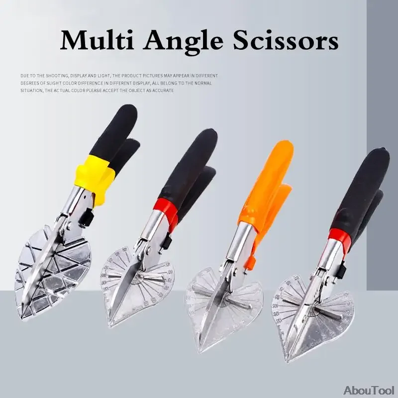 

Angle Scissors 45 Degrees 90 Degrees U-Shaped Card Strip Cutting Woodworking Edge Strip Angle Cutting Multi Housework Tools