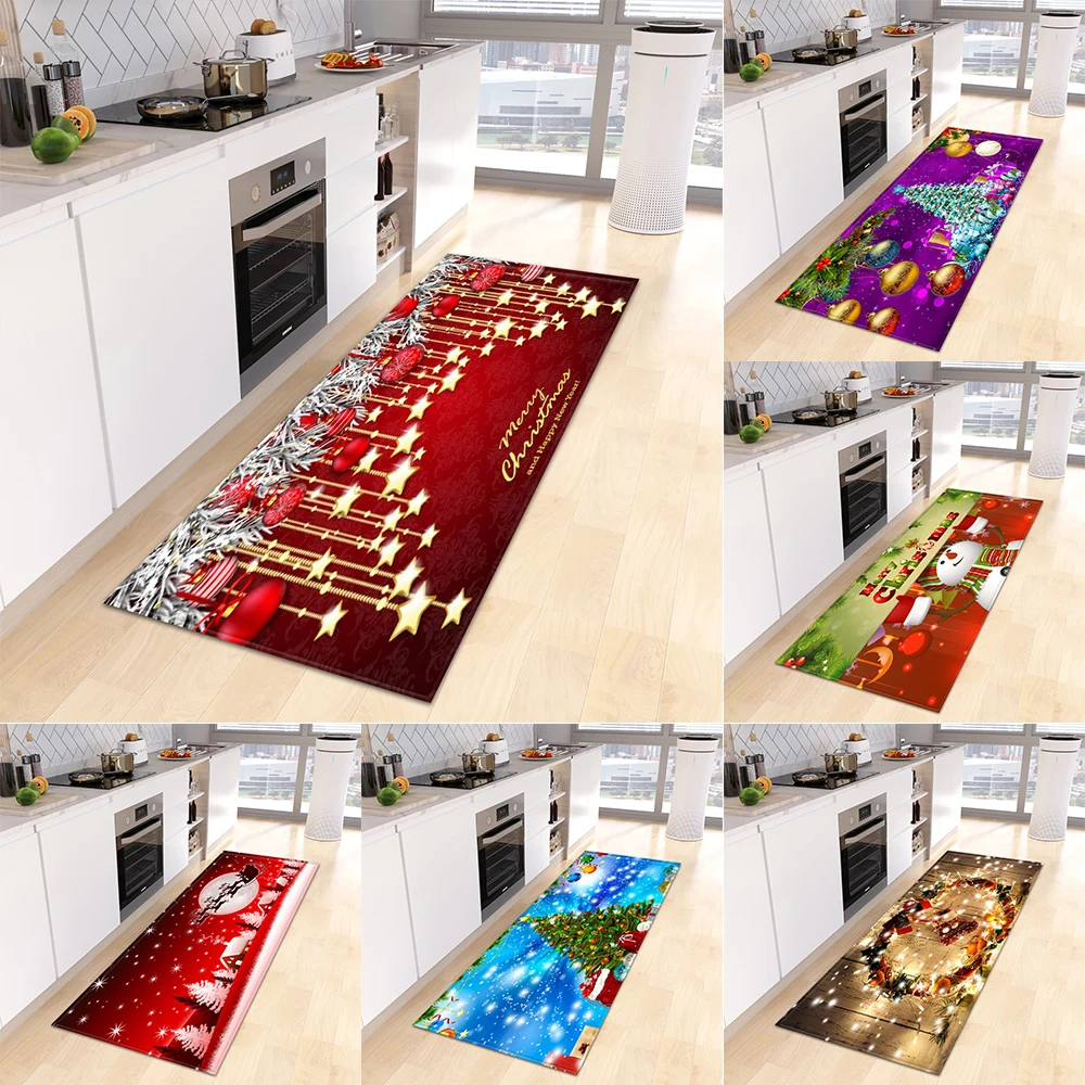 Alfombra-navide-a-antideslizante-para-cocina-alfombrilla-para-puerta-de ...